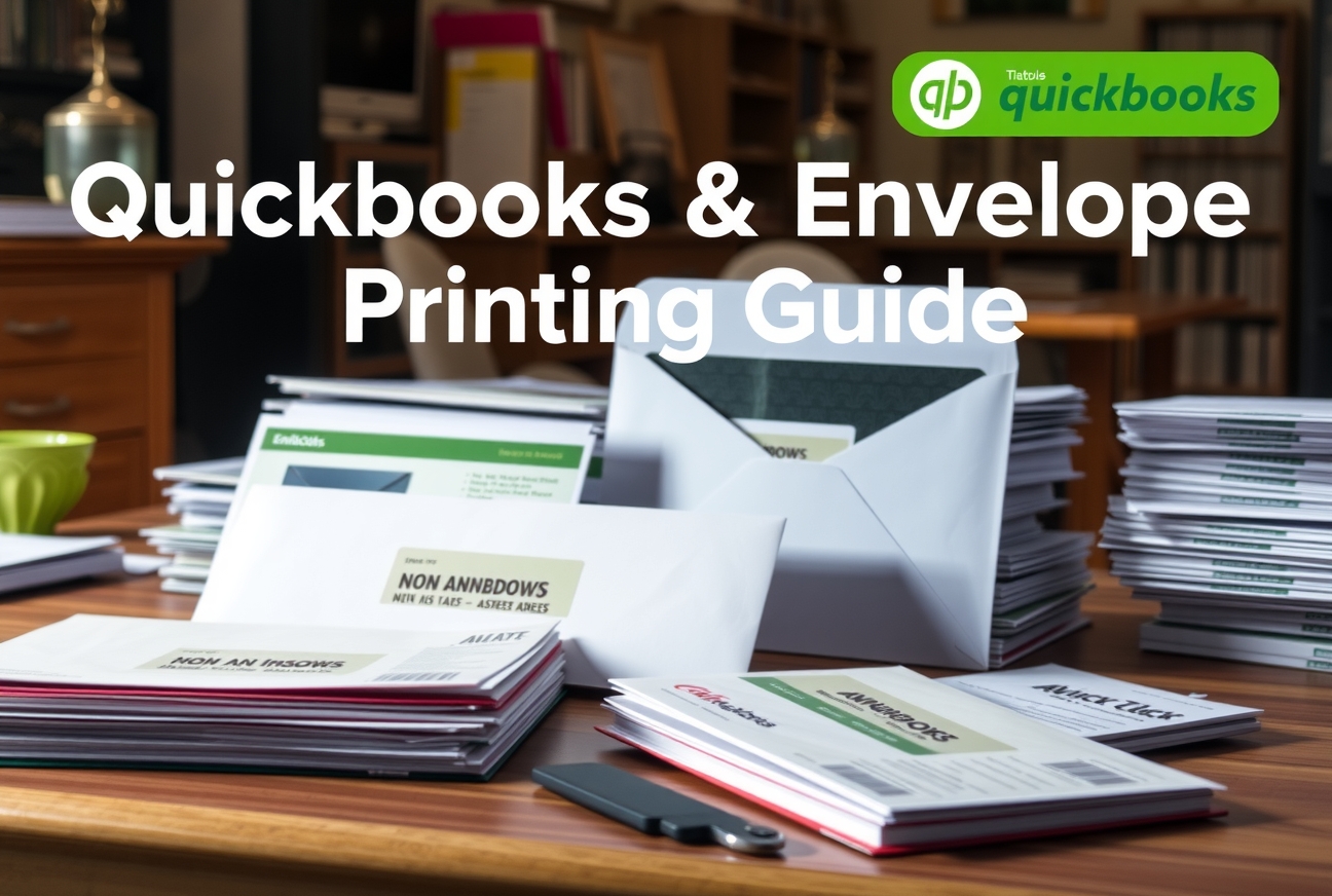 Quality check visual for Quickbooks Envelope Printing Guide