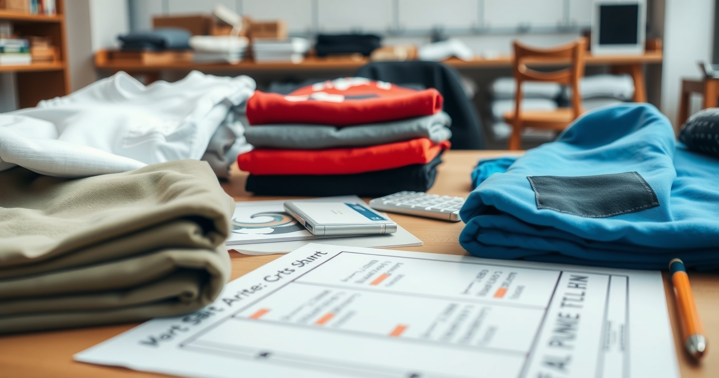 Preparation visual for Tshirt Printing Business How to Start