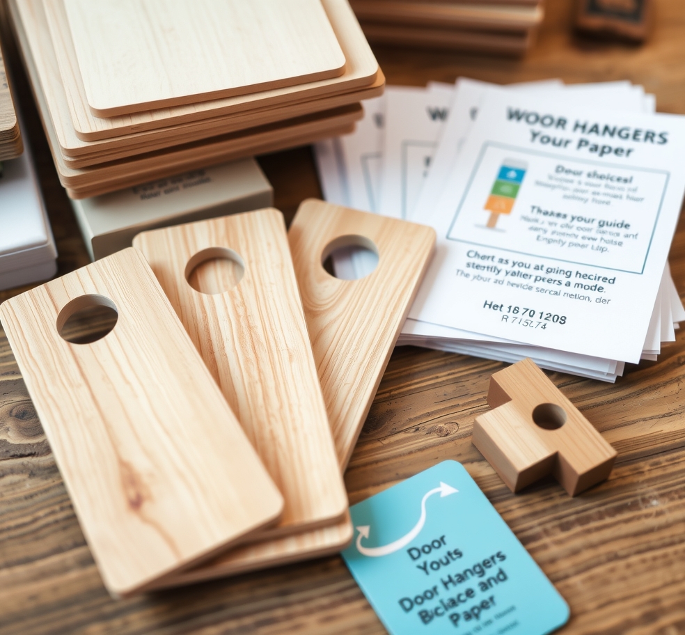 Preparation visual for Door Hangers Wooden Guide