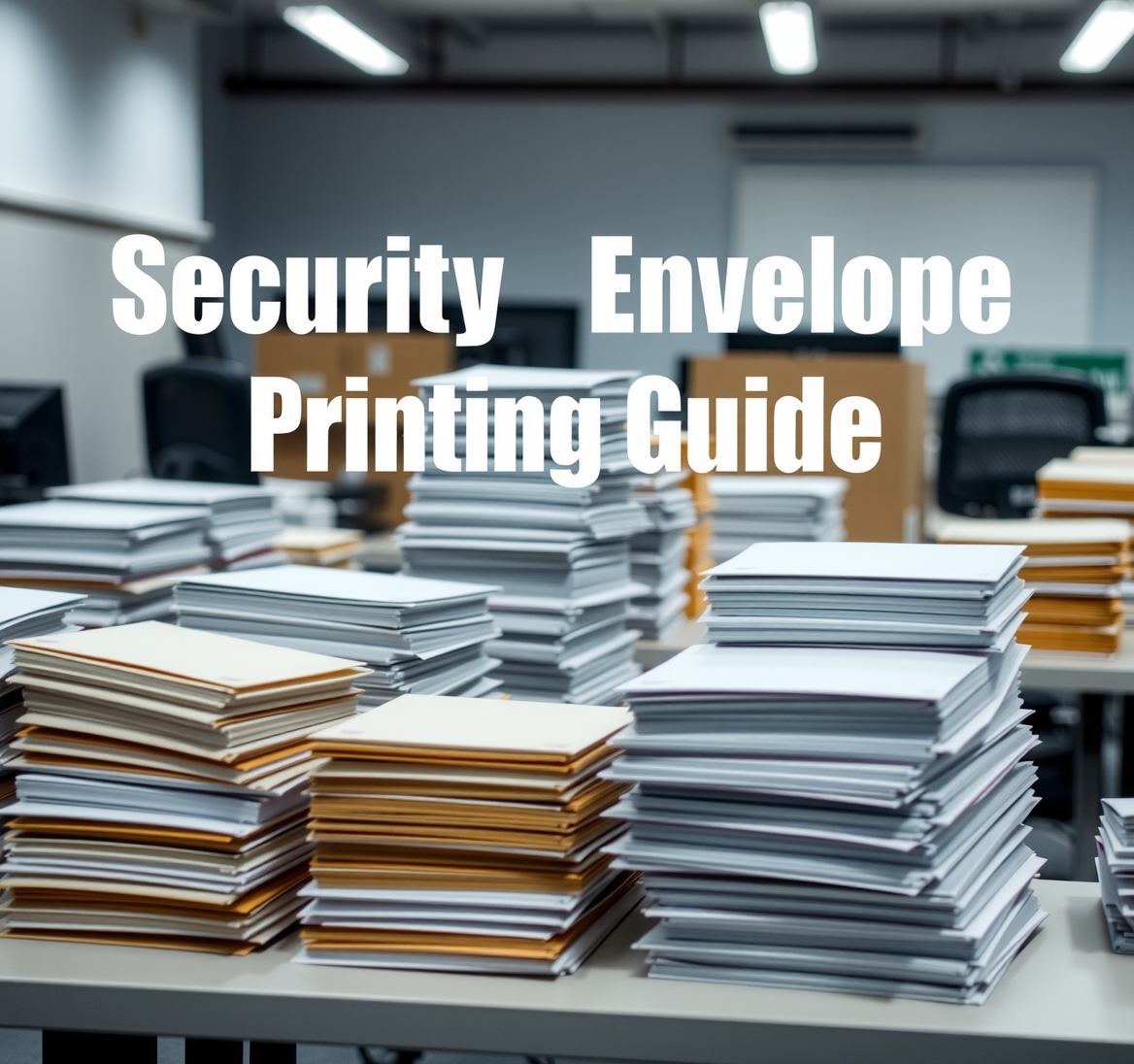 Checklist for Security Envelope Printing Guide