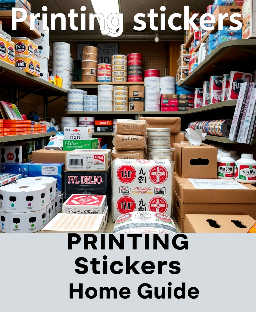 Printing Stickers at Home Guide