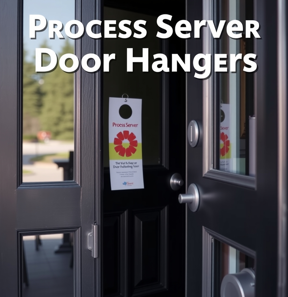 Checklist for Process Server Door Hangers Guide