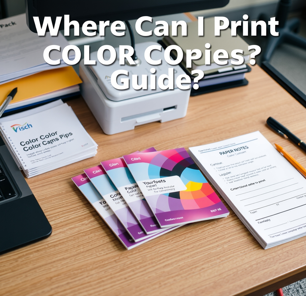 Preparation visual for Where Can I Print Color Copies Guide