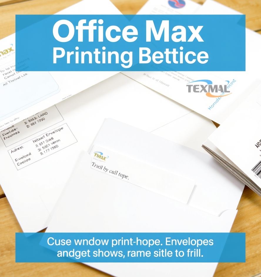 Checklist for Office Max Envelope Printing Guide
