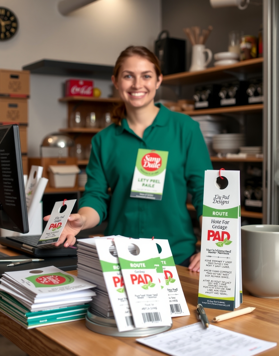 Preparation visual for Lily Pad Designs Door Hangers