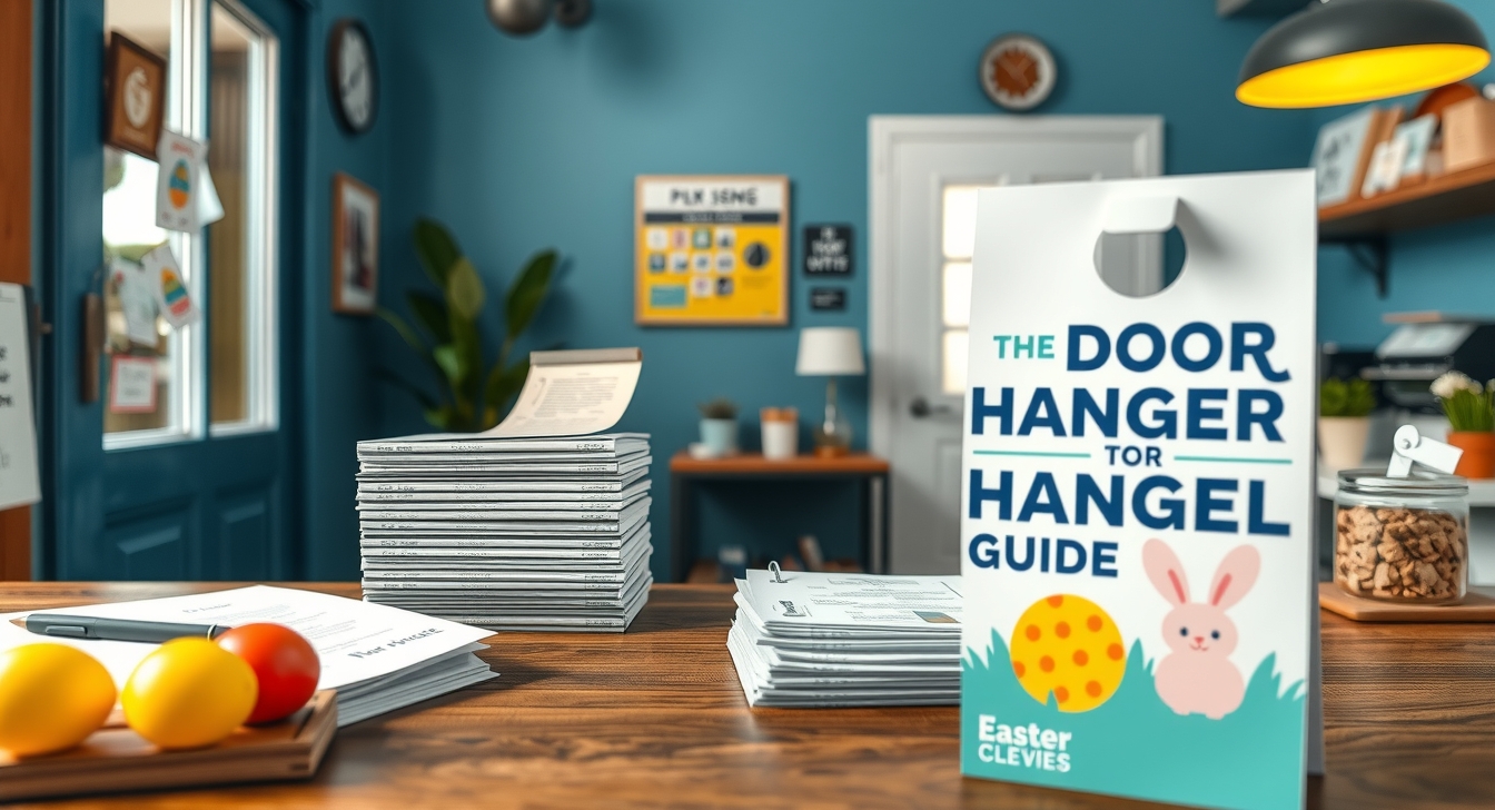 Quality check visual for Door Hangers Easter Guide