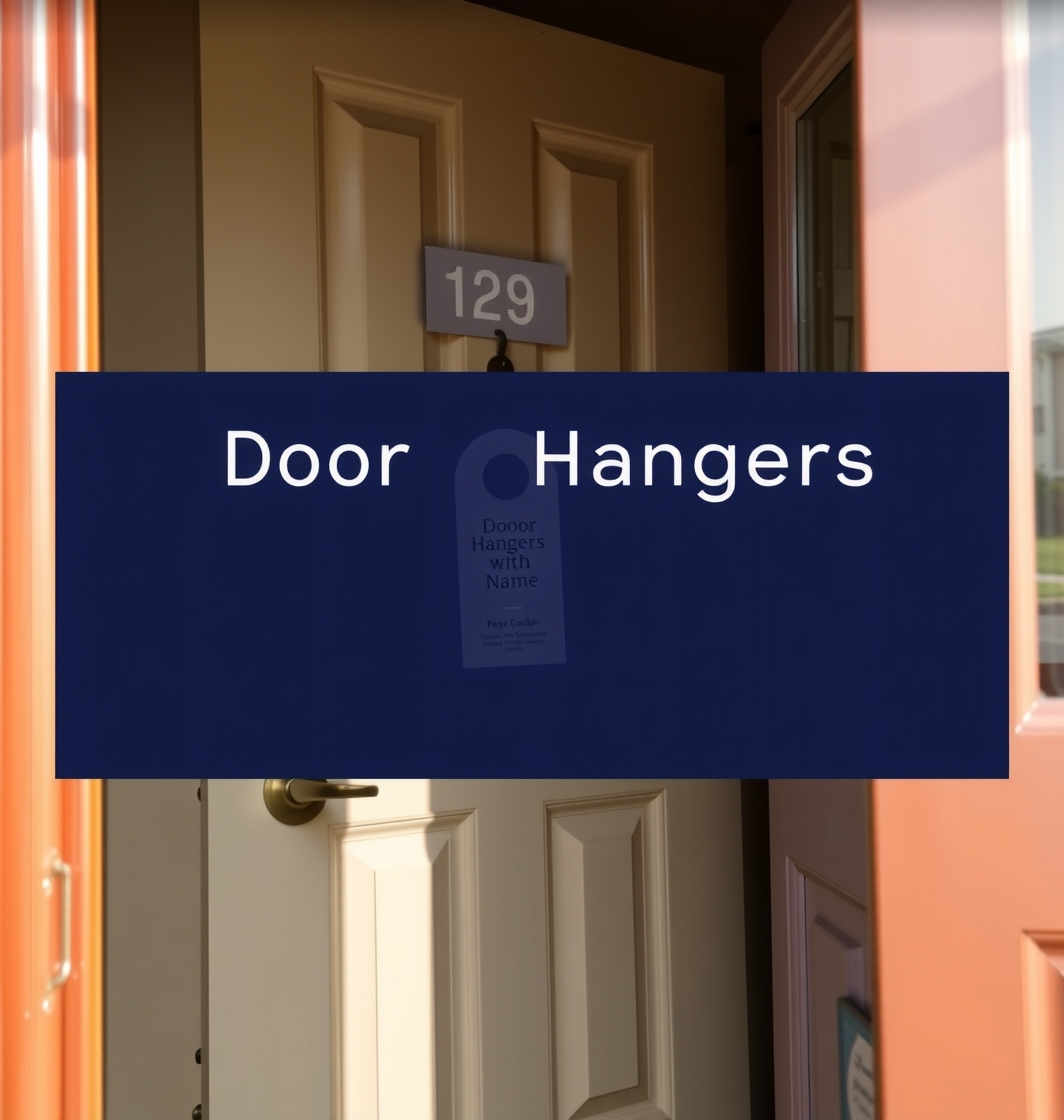 Checklist for Door Hangers with Names Guide
