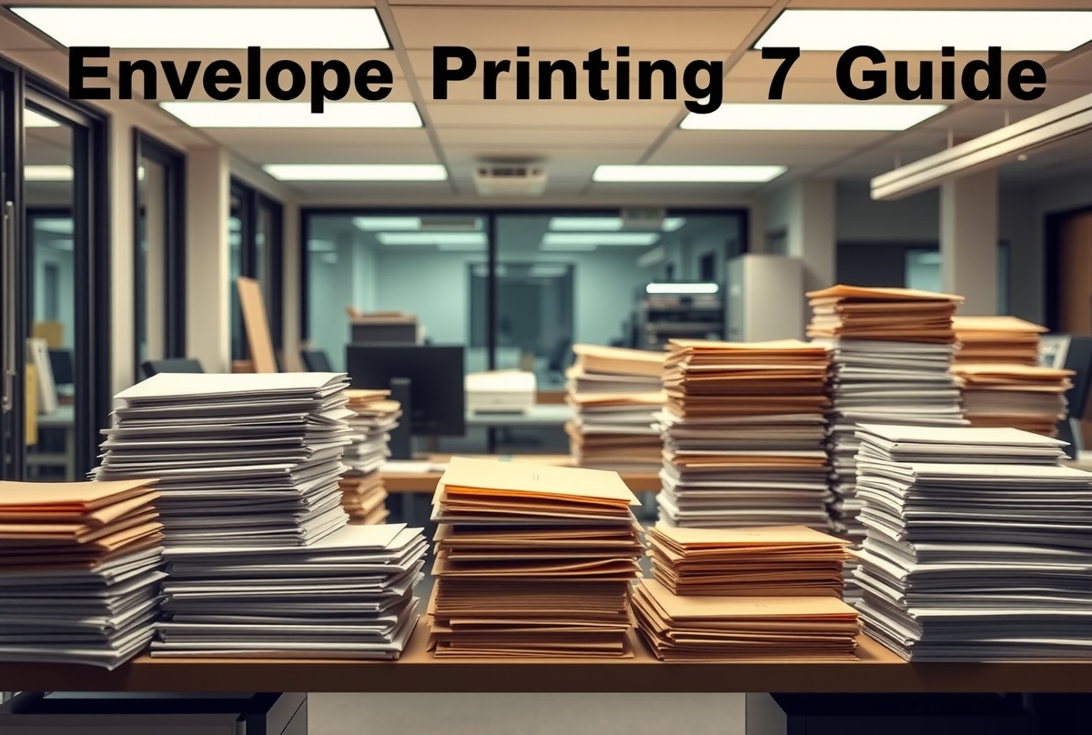 Checklist for Envelope Printing 5x7 Guide