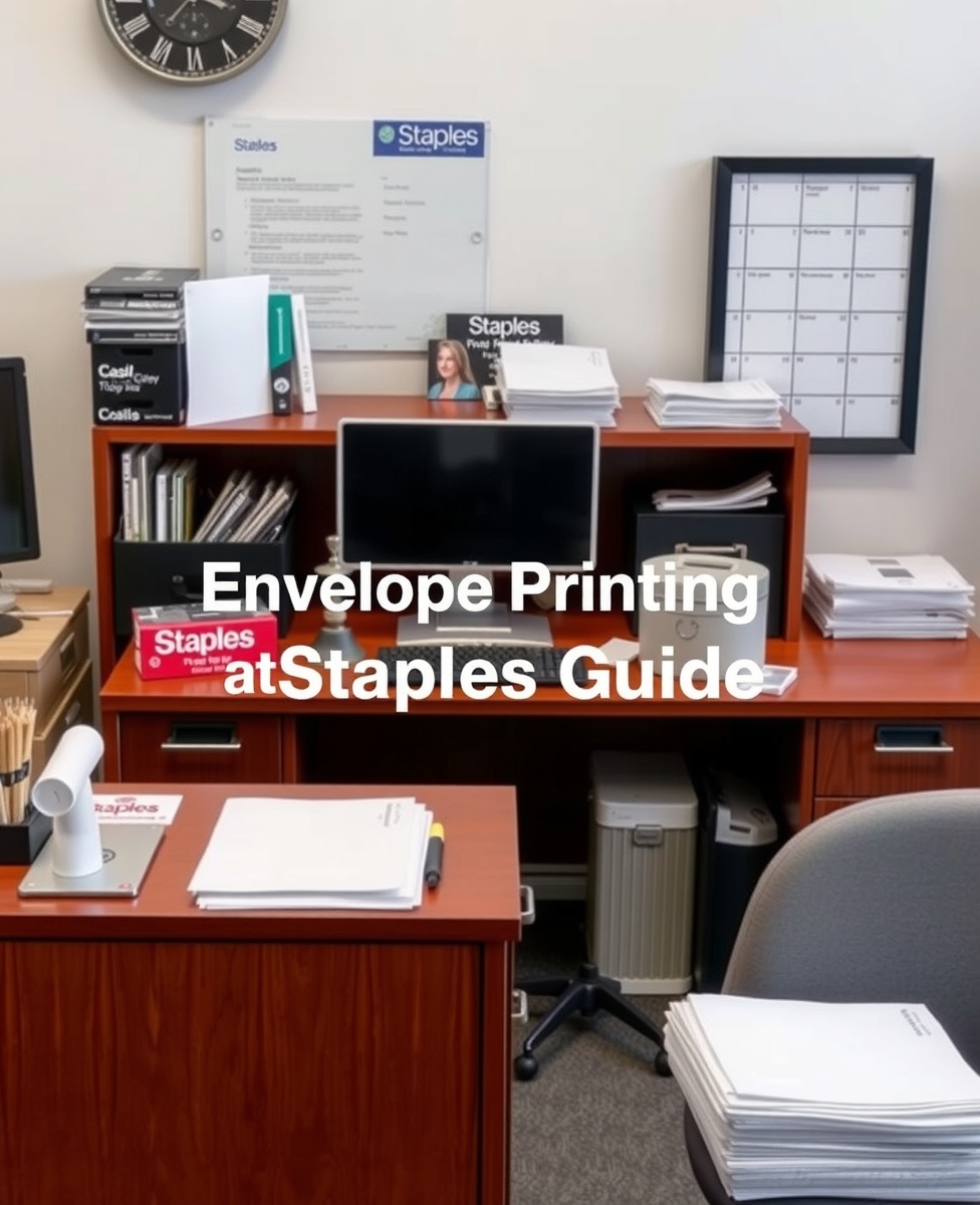Envelope Printing at Staples Guide