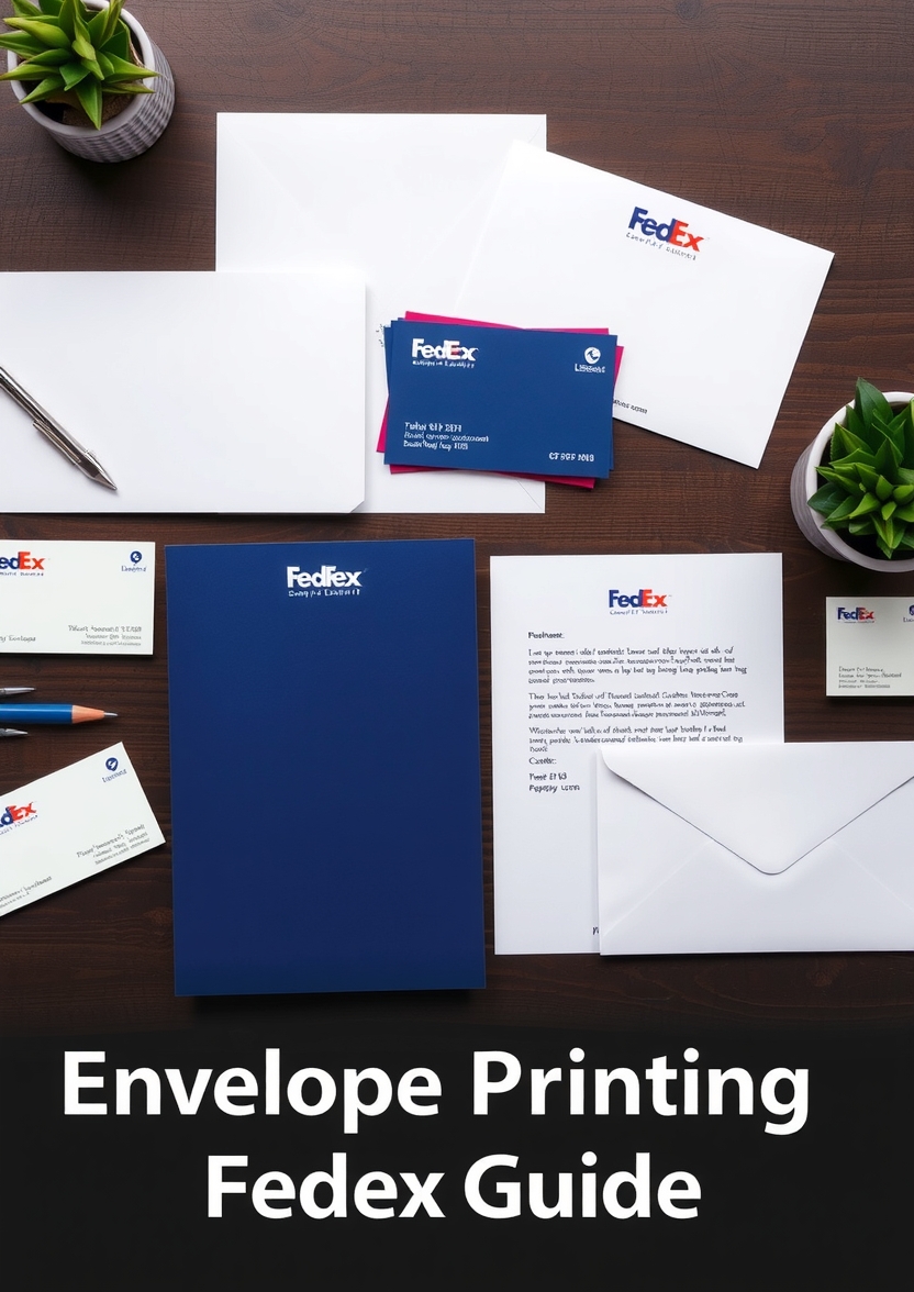 Envelope Printing Fedex Guide