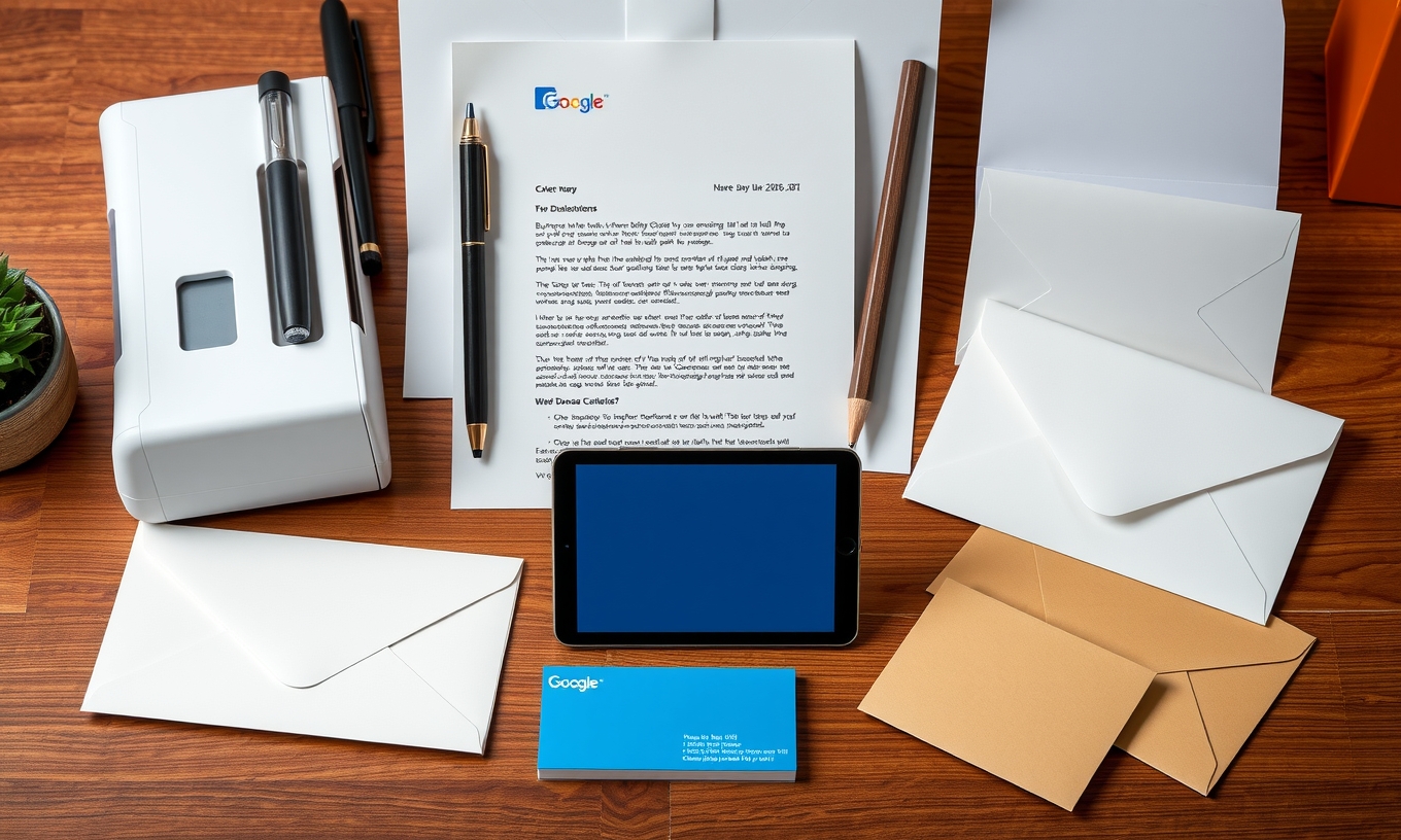 Checklist for Envelope Printing in Google Docs Guide