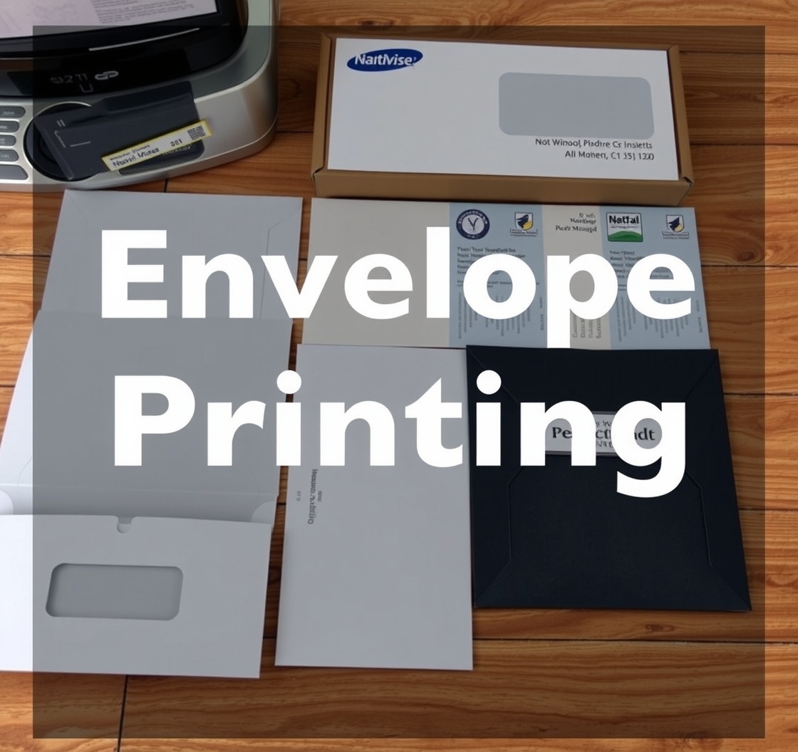 Preparation visual for Envelope Printing Ups Guide