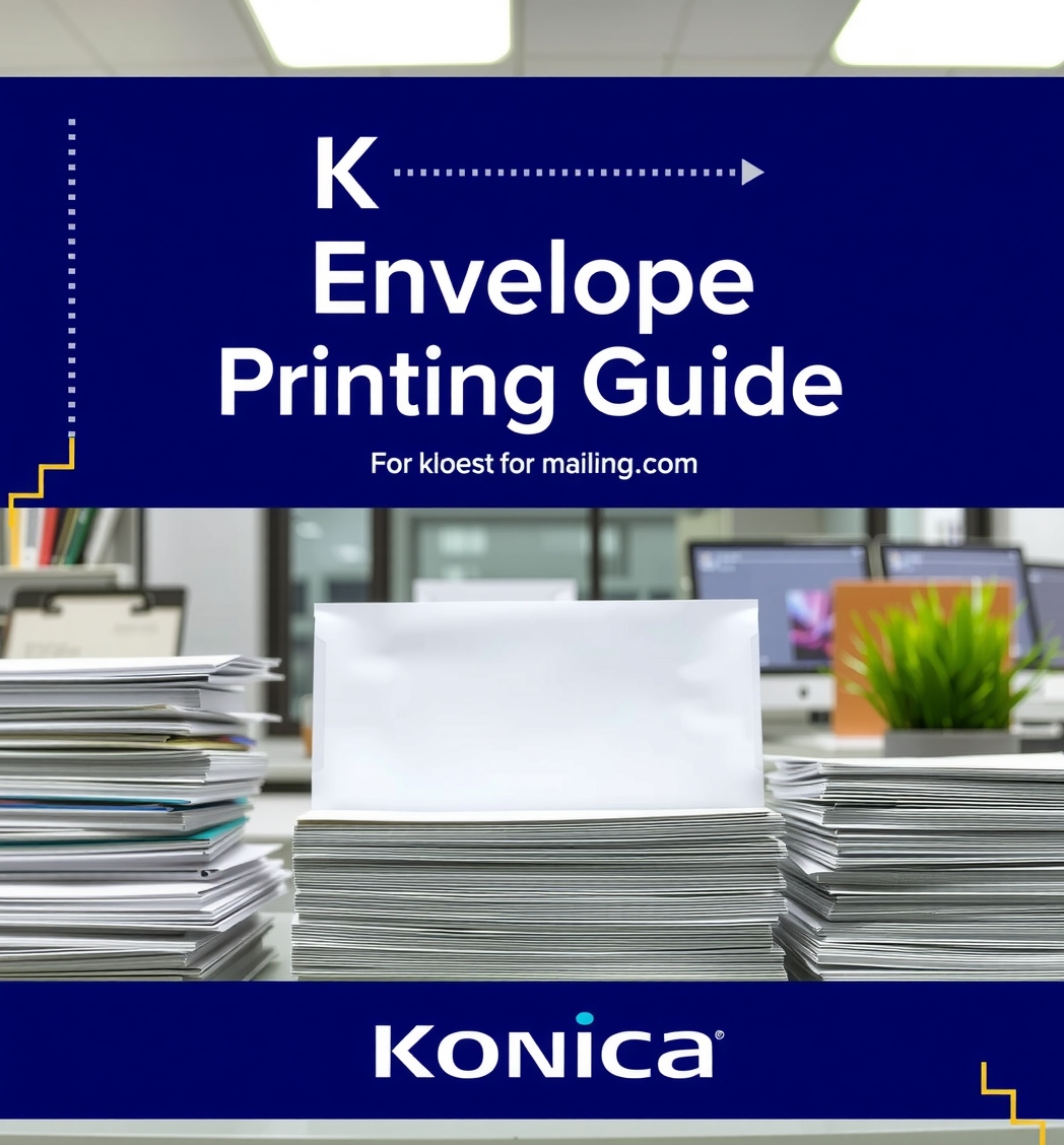Checklist for Konica Envelope Printing Guide