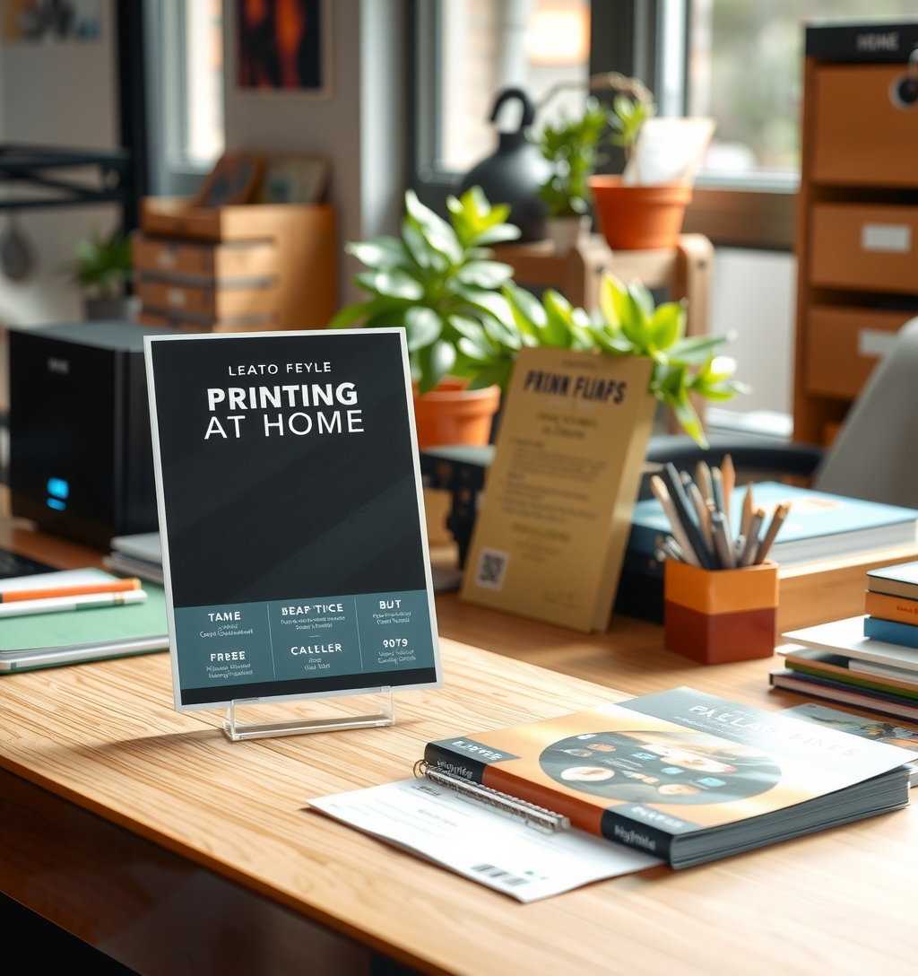 Preparation visual for 5x7 Flyer Printing at Home Guide