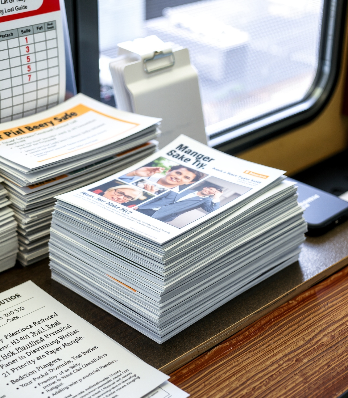 Quality check visual for Flyer Printing Local Guide