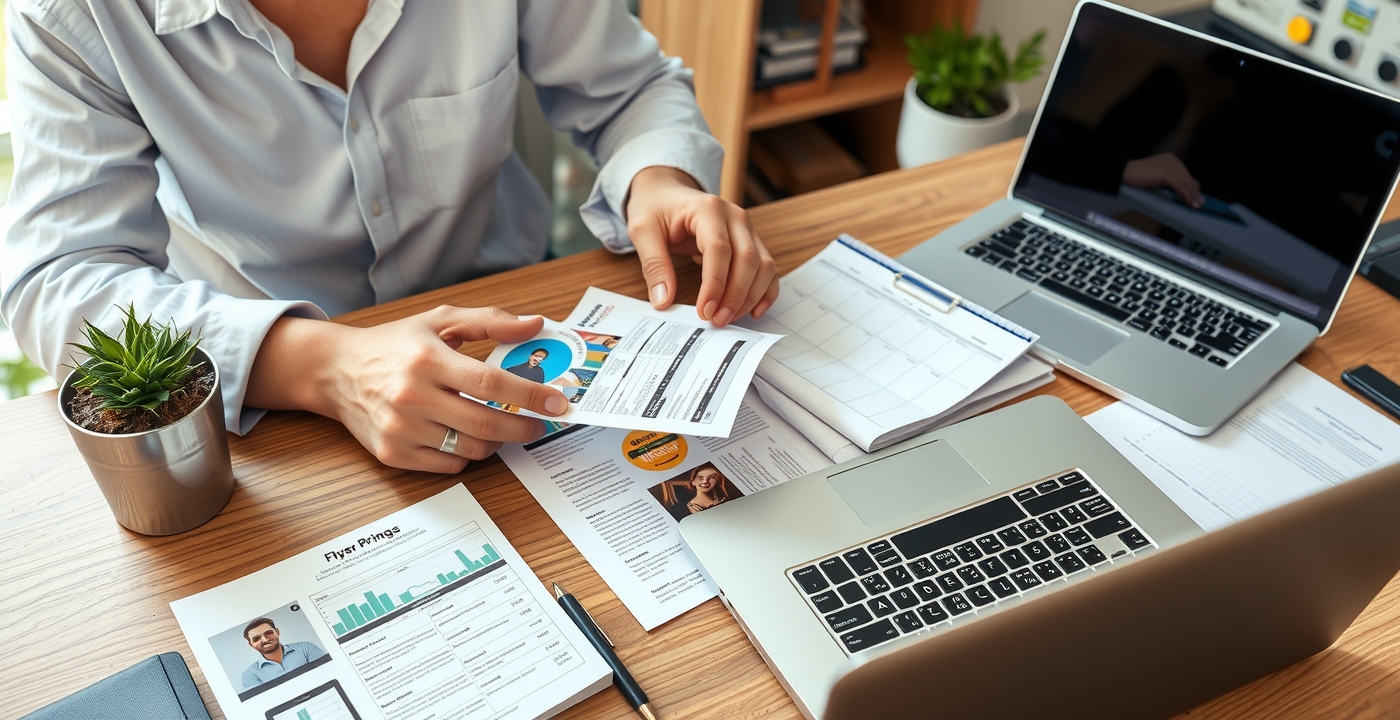 Evaluating the best Flyer Printing on One Page Guide environment