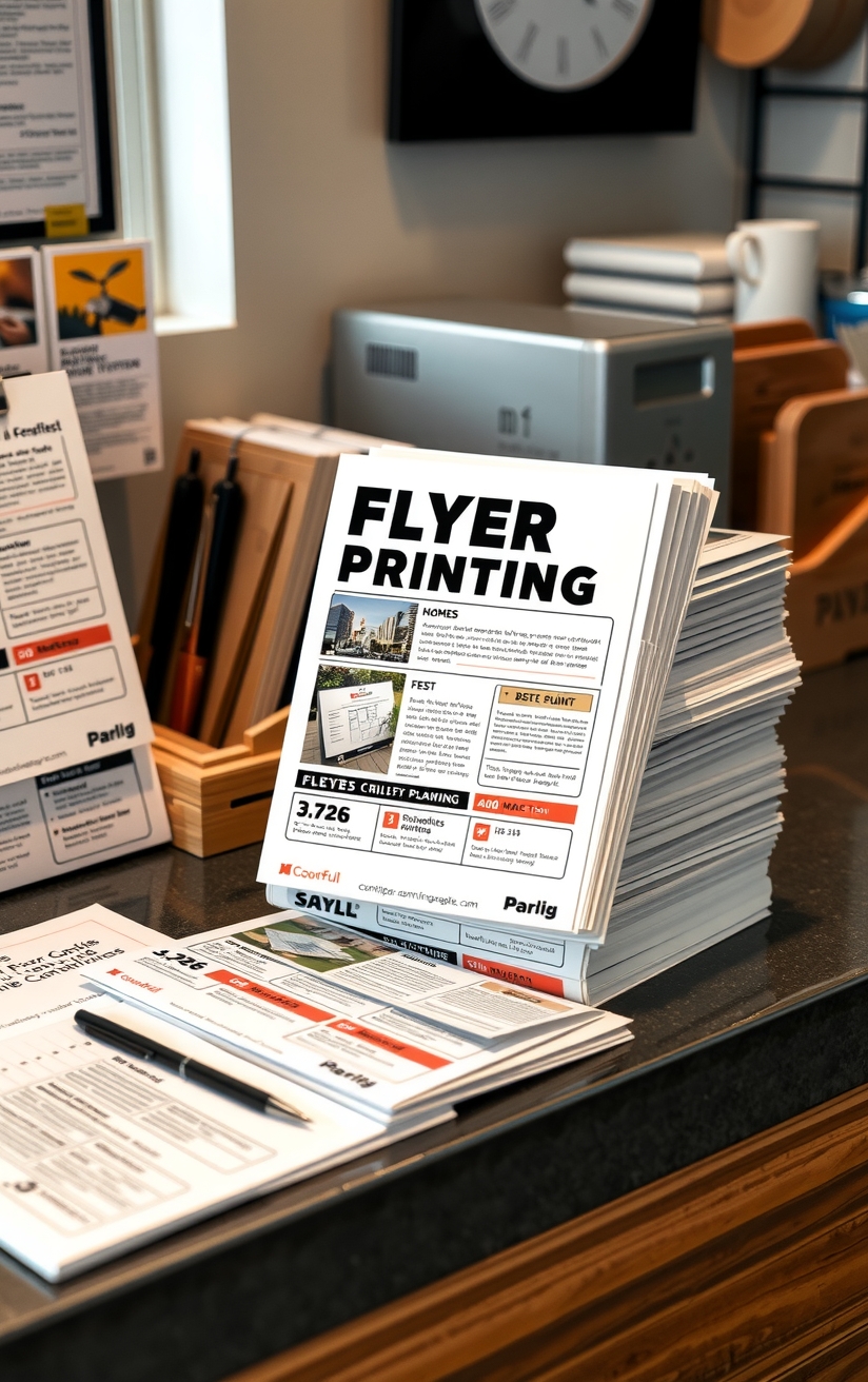 Quality check visual for Flyer Printing on One Page Guide