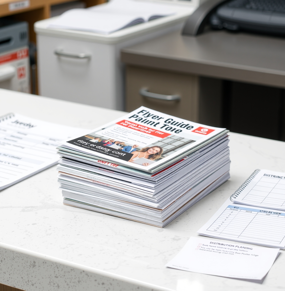 Quality check visual for Flyer Printing Quick Guide