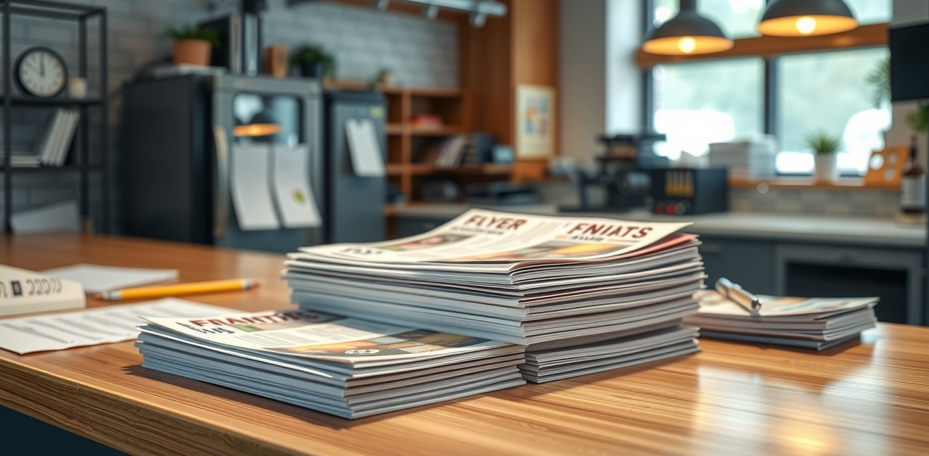 Quality check visual for Flyer Printing Quote Sample