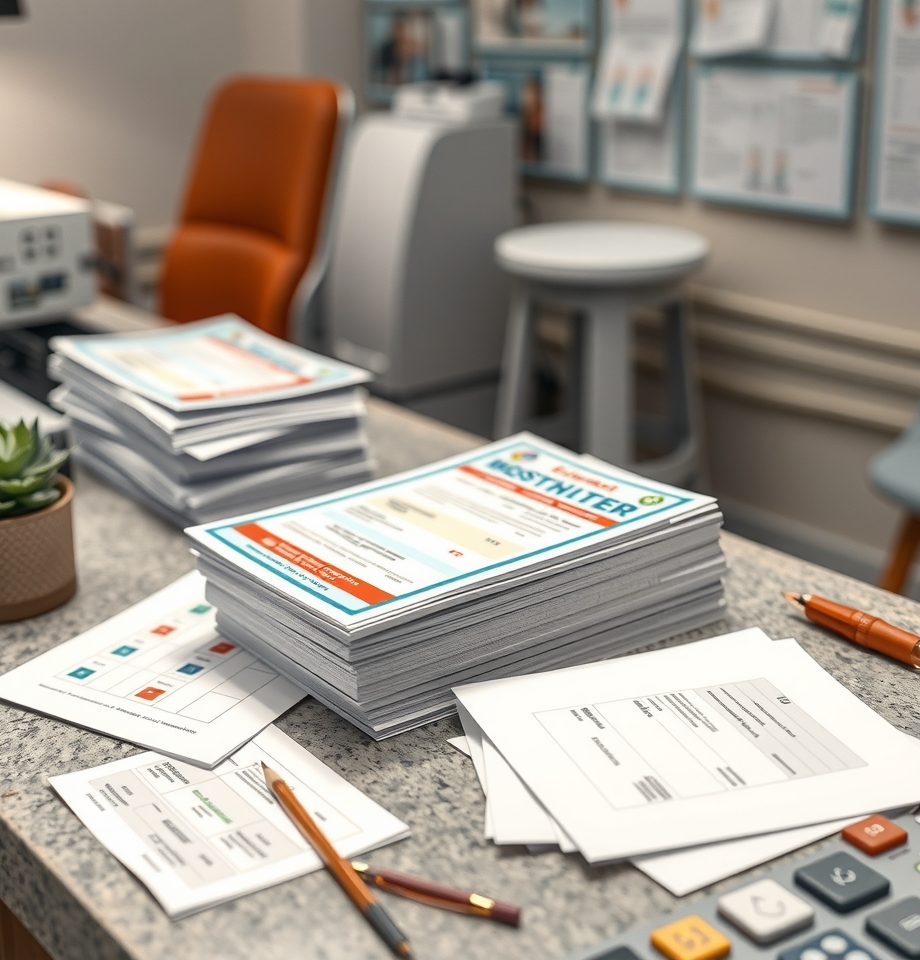 Quality check visual for Flyer Printing Quote Template