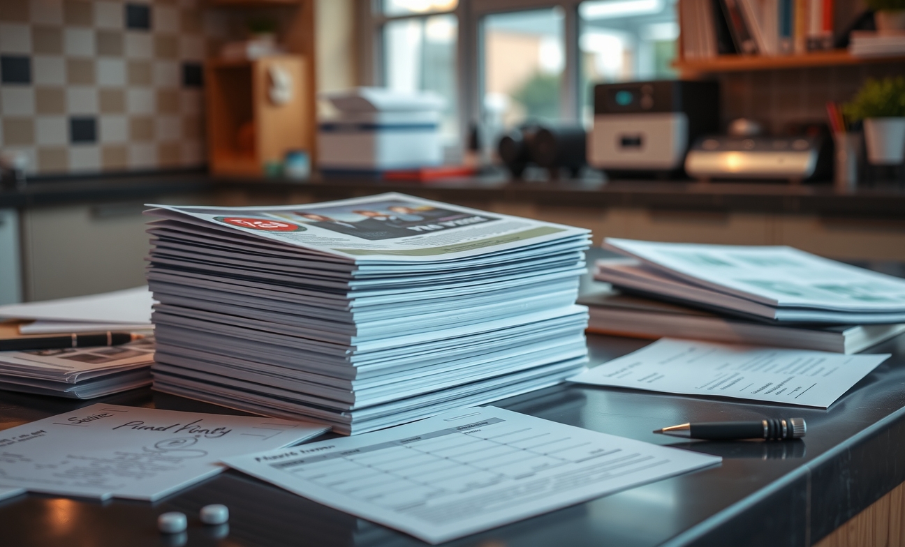 Quality check visual for Flyer Printing Quote Uk