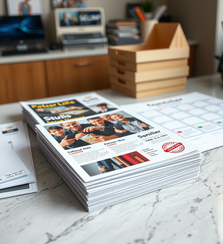 Preparation visual for Flyer Printing Service Options