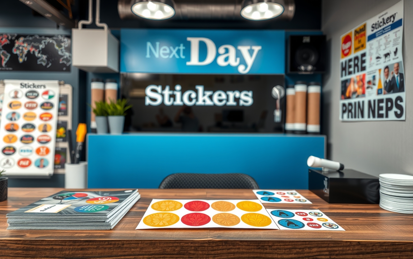 Preparation visual for Stickers Printing Next Day Guide