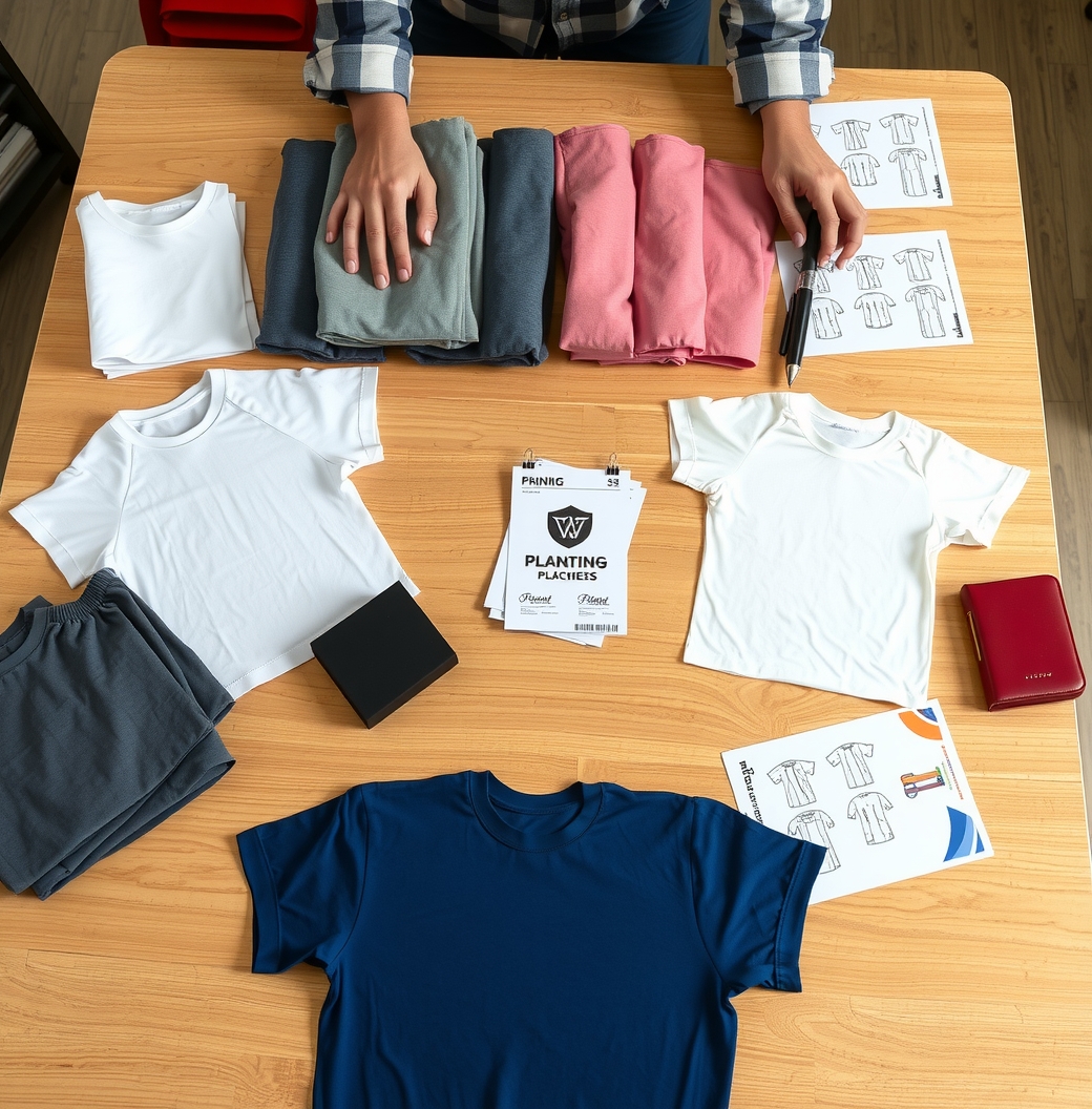 Preparation visual for Tshirt Printing Business 2025 Guide