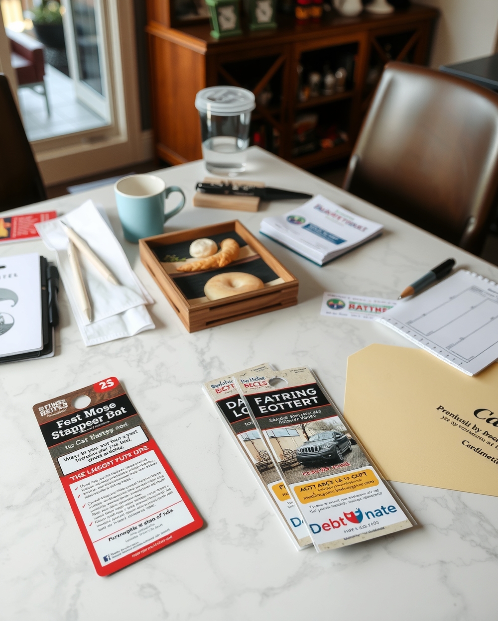 Quality check visual for Door Hangers for Marketing