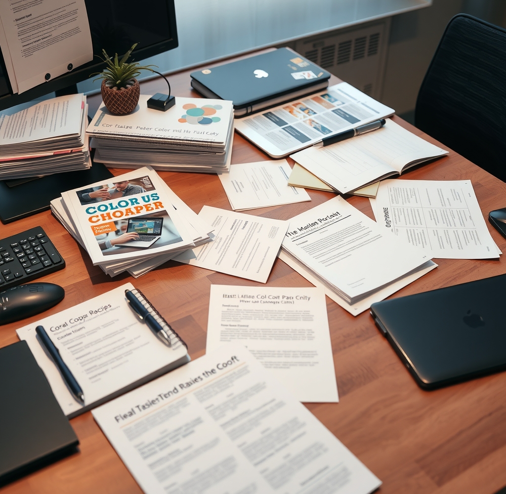 Preparation visual for Who Has the Cheapest Color Copies