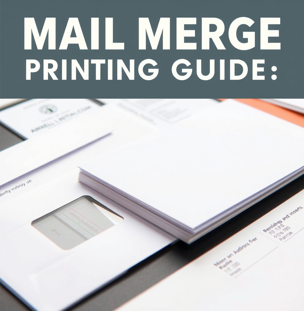 Checklist for Mail Merge Envelope Printing Guide
