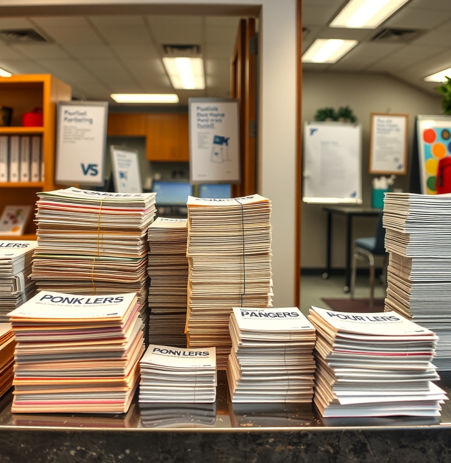 Preparation visual for Door Hangers Staples Guide