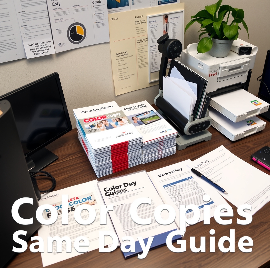 Checklist for Color Copies Same Day Guide