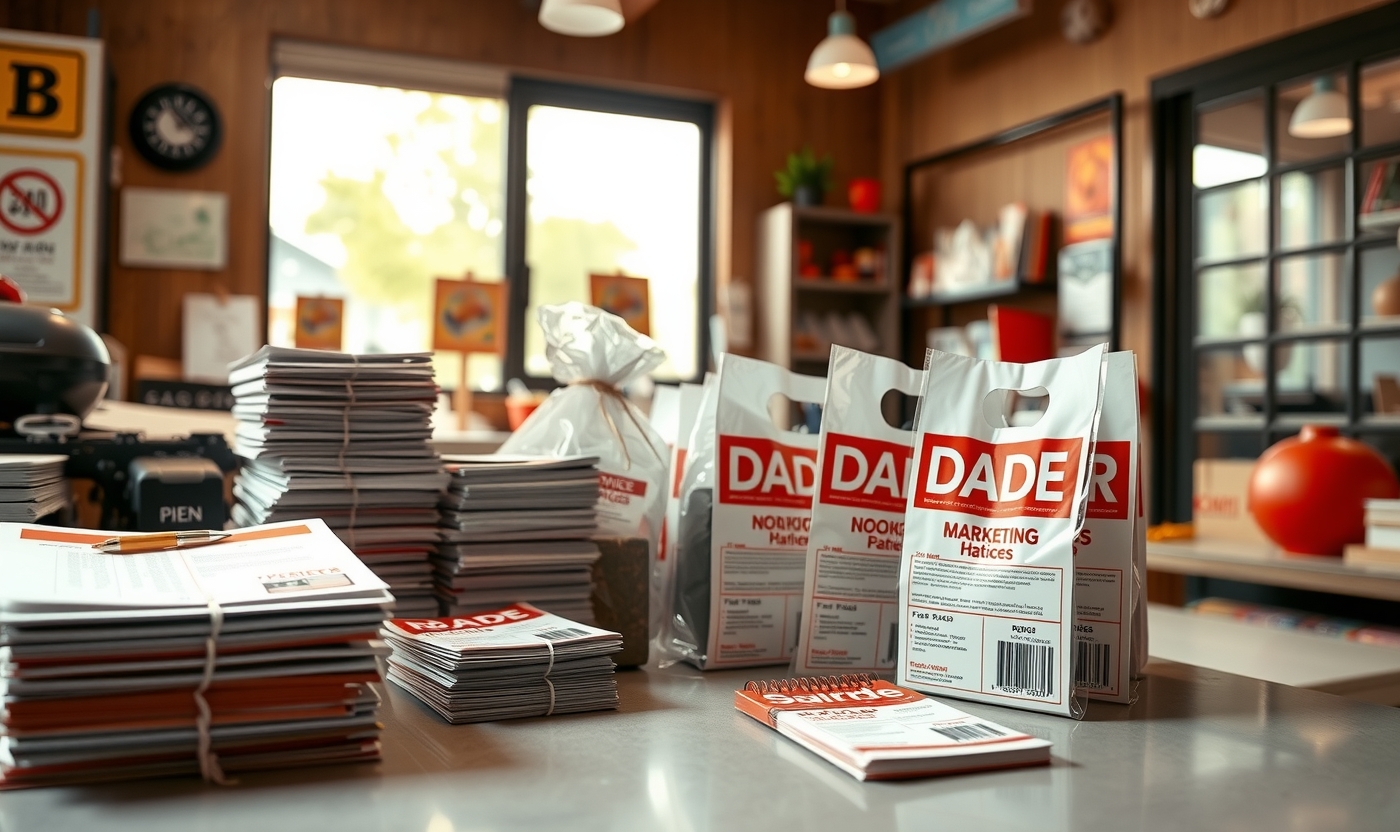 Preparation visual for Door Hangers Plastic Bags Guide