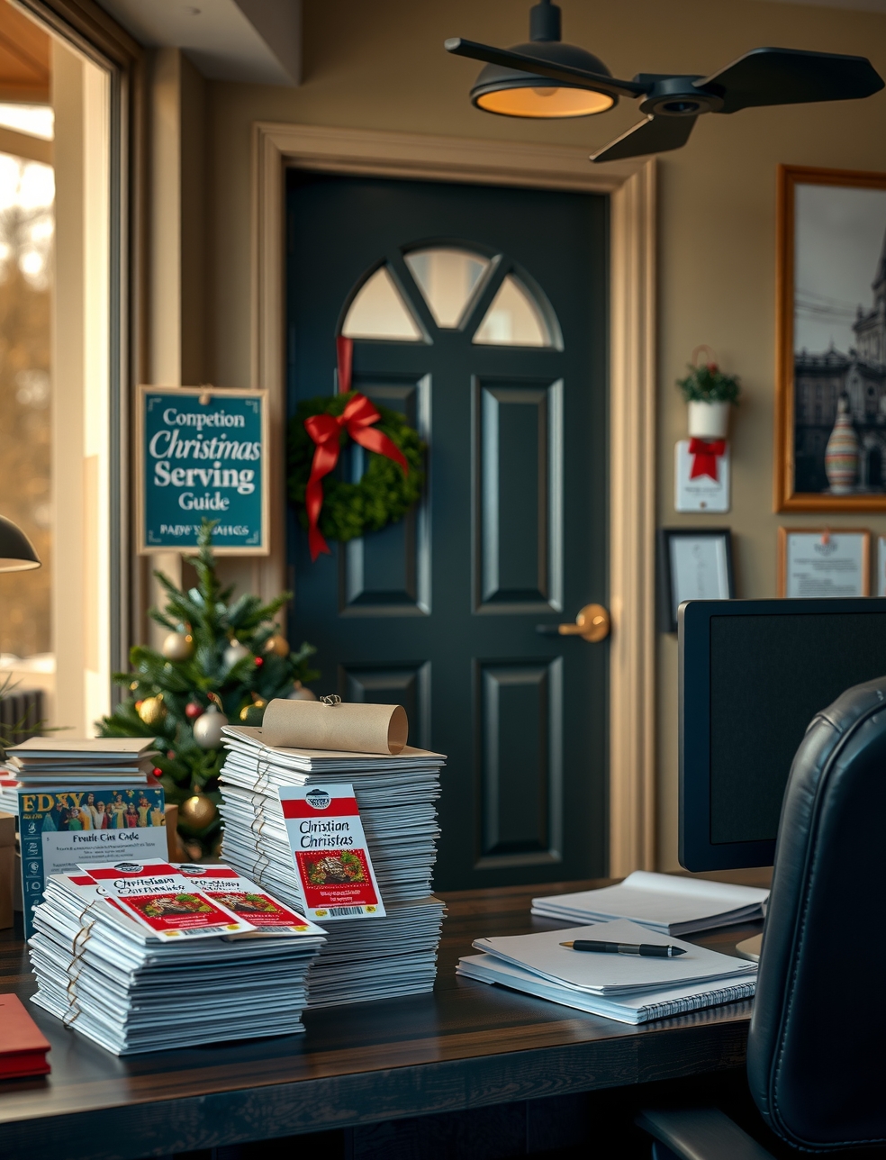 Preparation visual for Christian Christmas Door Hangers Guide