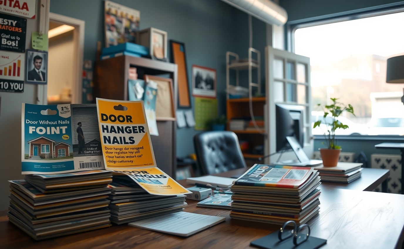 Preparation visual for Door Hangers Without Nails Guide