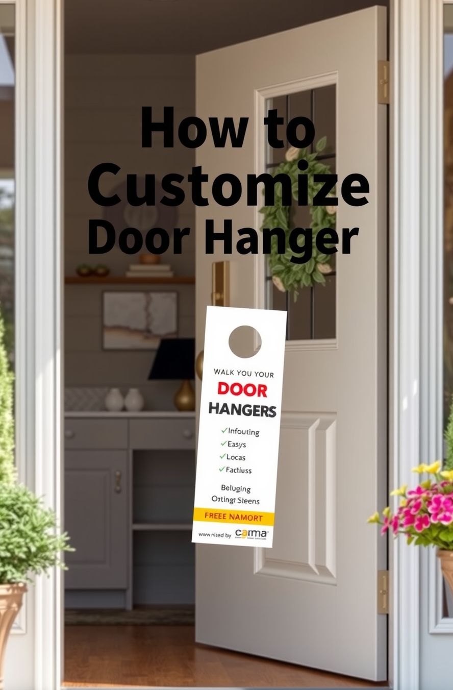 Checklist for How to Customize Door Hangers