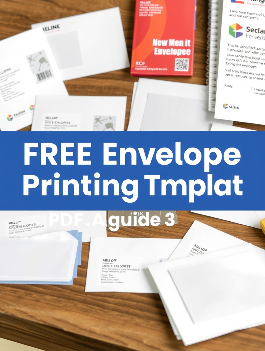 Checklist for Free Envelope Printing Template Pdf Guide