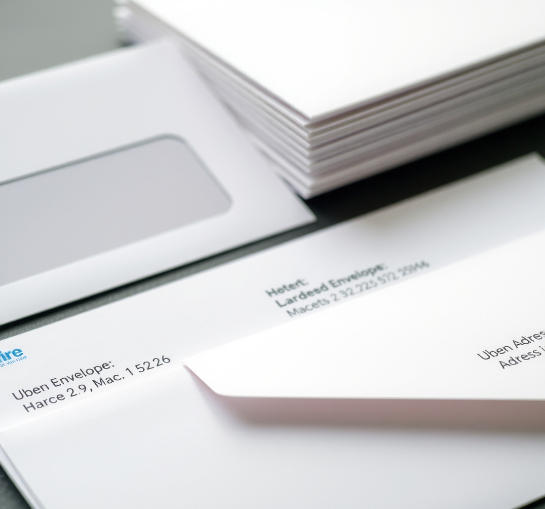 Preparation visual for Legal Envelope Printing Guide