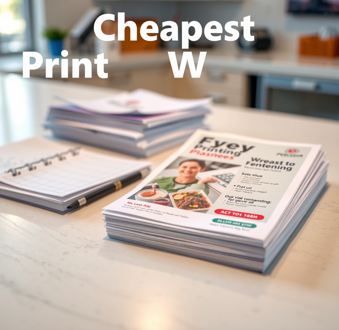 Preparation visual for Cheapest Flyer Printing Website