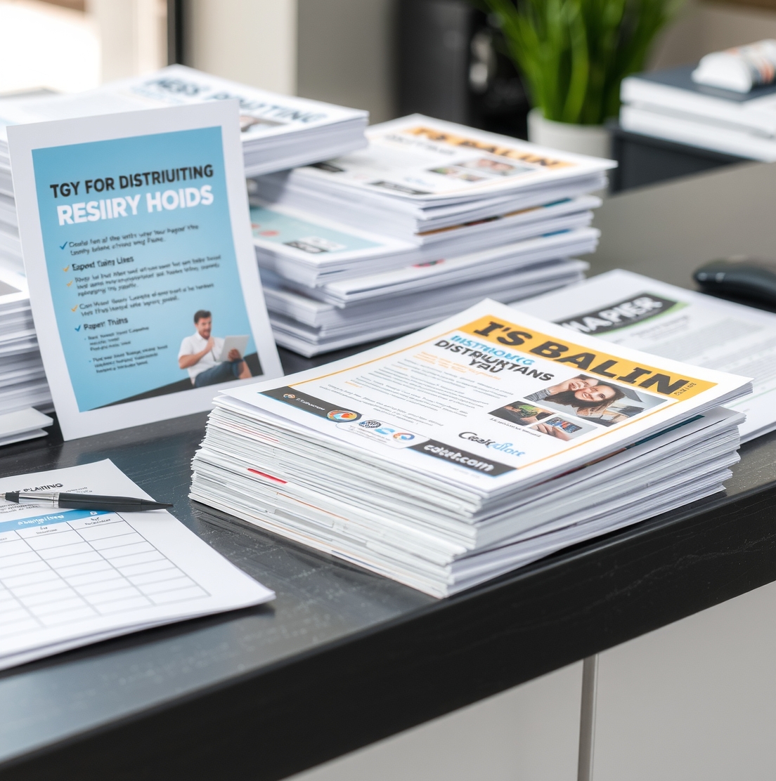 Quality check visual for Flyer Printing Dc Guide