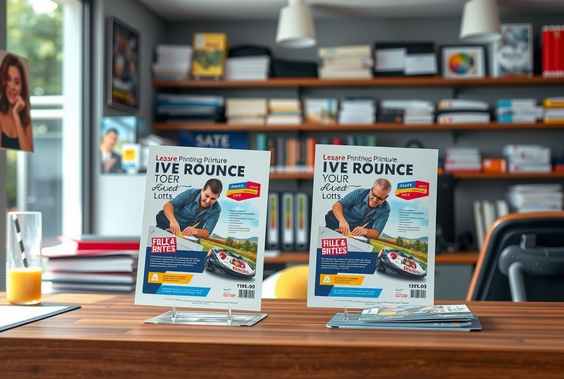 Preparation visual for Flyer Printing in Singapore Guide