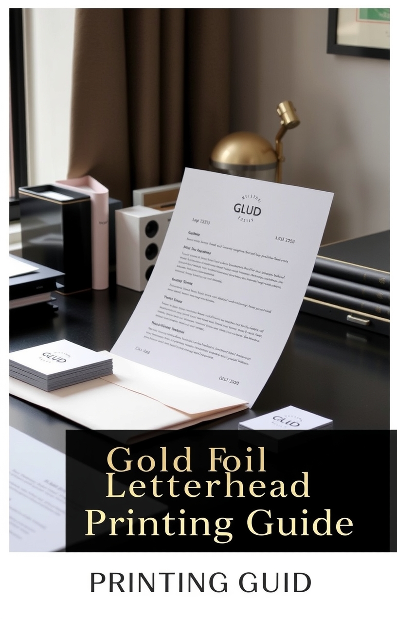 Checklist for Gold Foil Letterhead Printing Guide