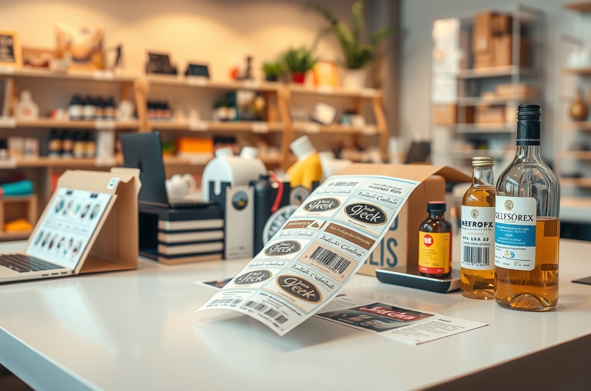 Quality check visual for Label Stickers Printing Services