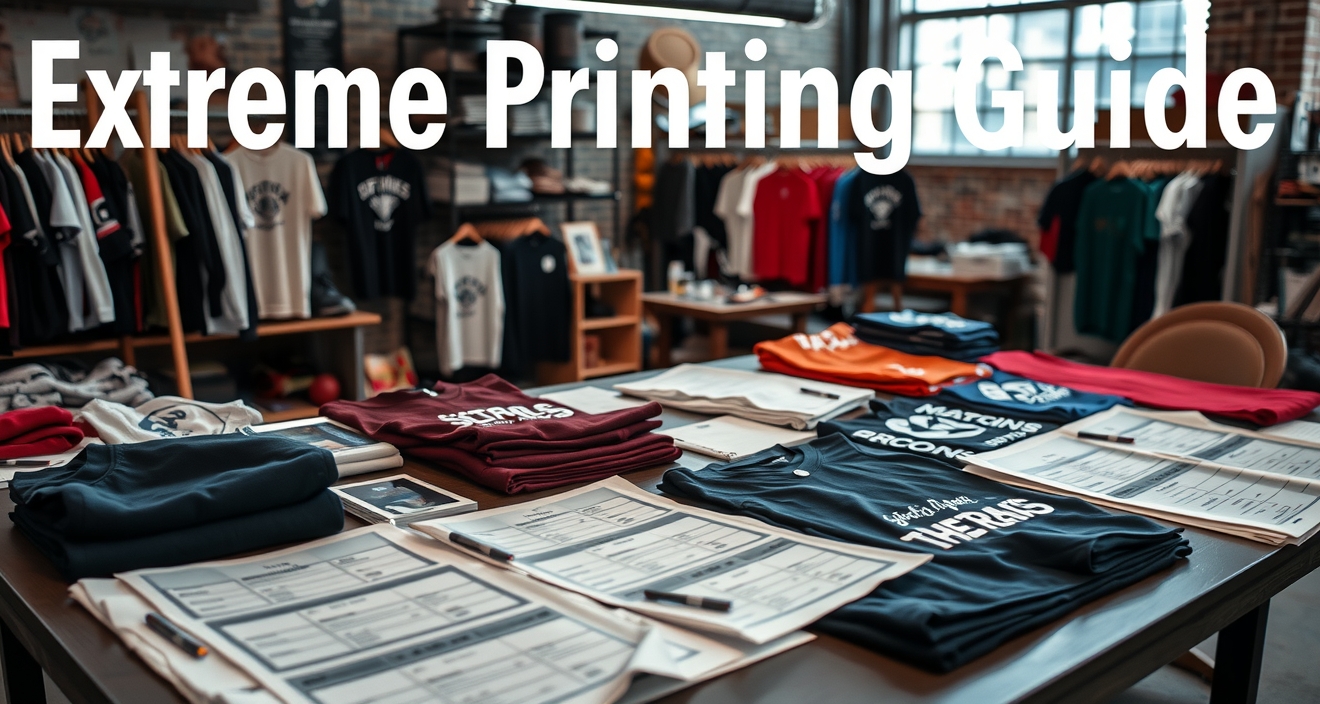 Quality check visual for Extreme Tshirt Printing Guide