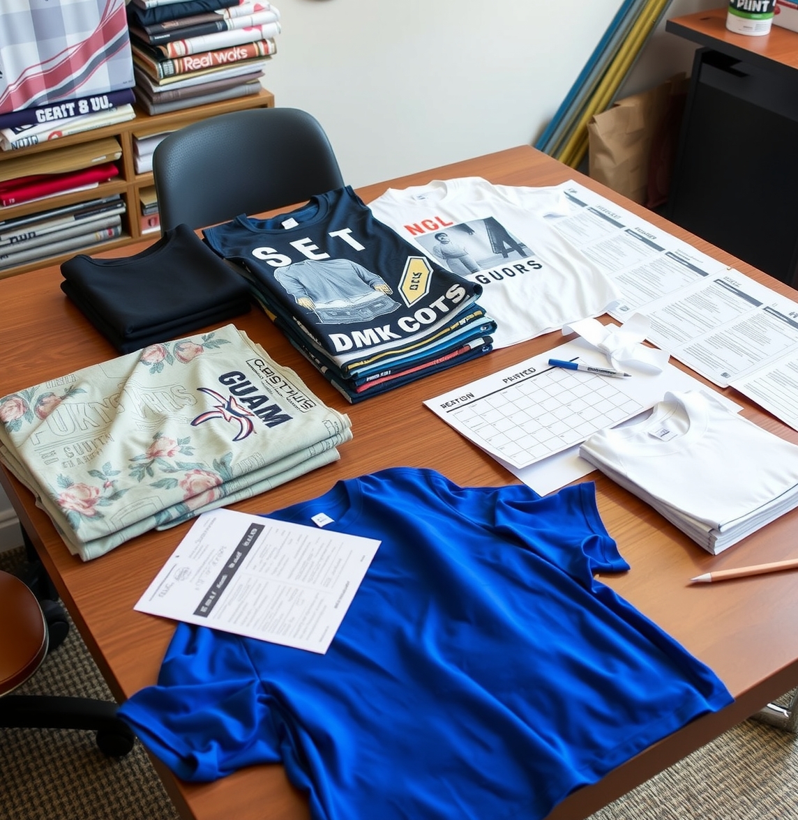 Preparation visual for Guam Tshirt Printing Guide