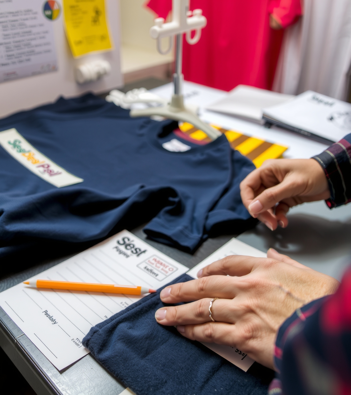 Preparation visual for Tshirt Printing Ahmedabad Guide