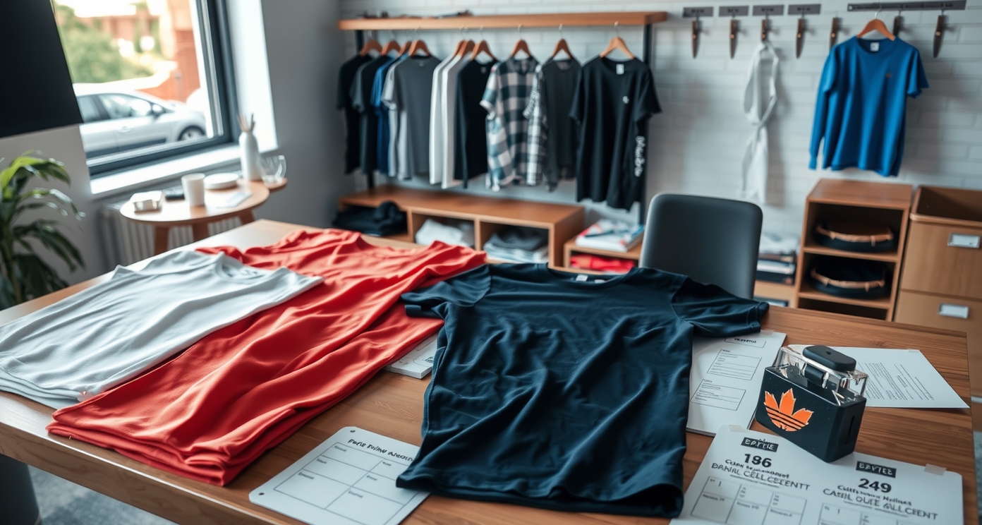 Preparation visual for Tshirt Printing Canberra Guide