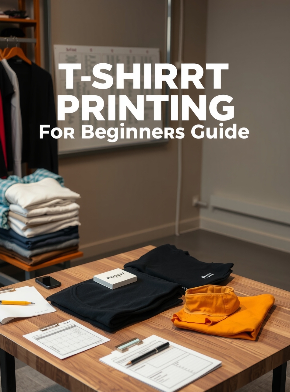 Preparation visual for Tshirt Printing for Beginners Guide