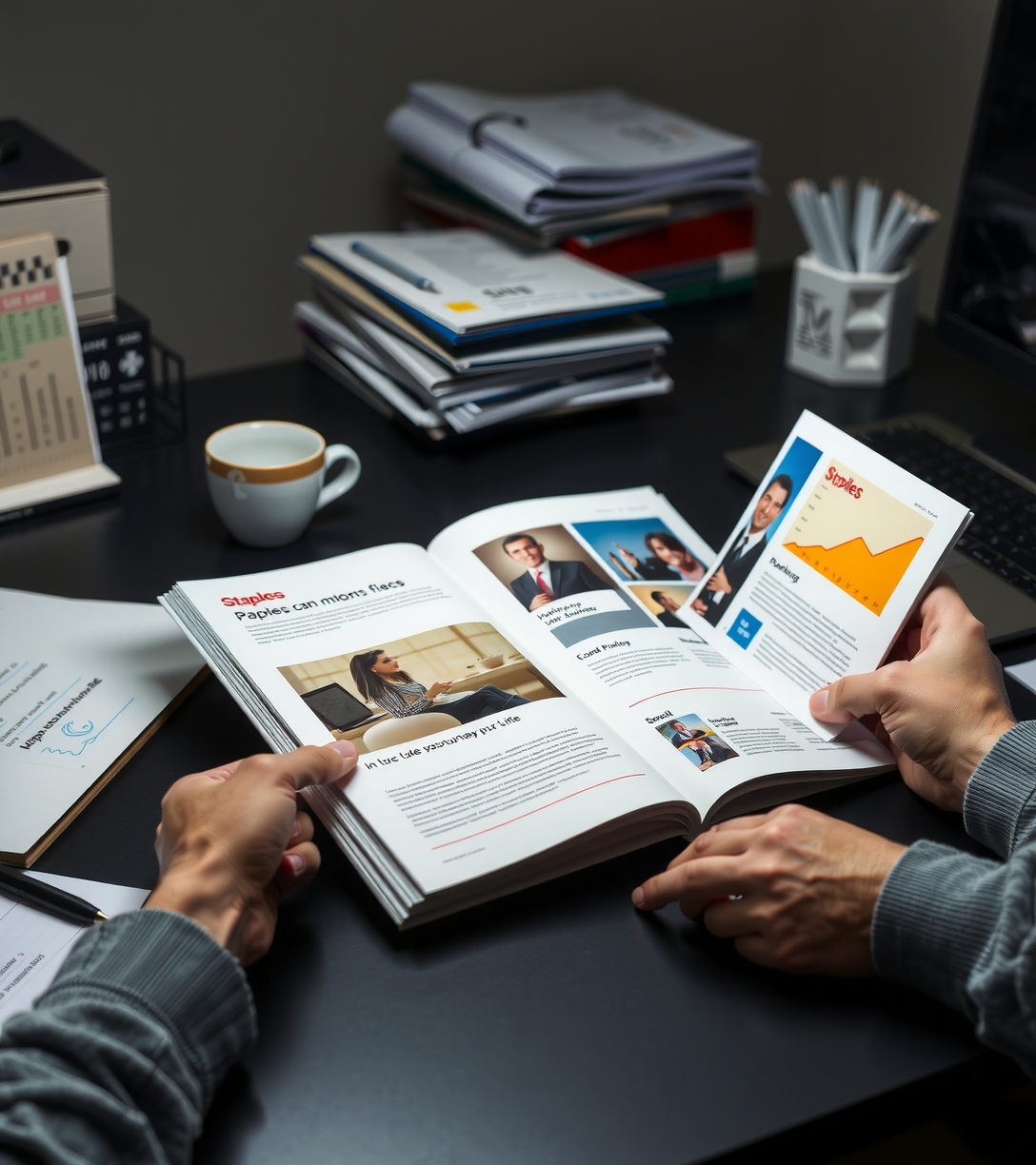 Preparation visual for Staples Printing Brochure Guide